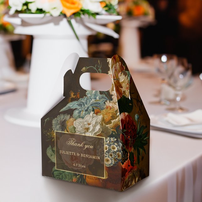 Elegant Fine Art Floral Still Life Wedding Geschenkschachtel (Von Creator hochgeladen)