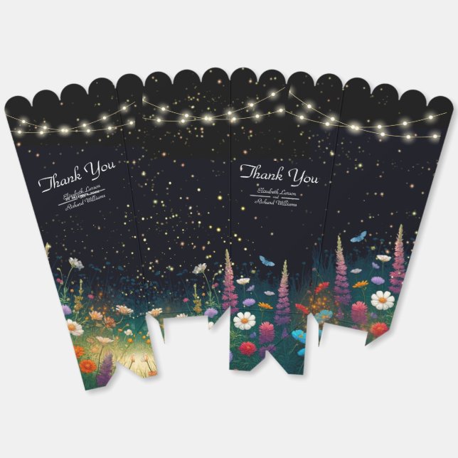 Elegant Firefly Rustic Wedding Einladung Fvor Bo Geschenkschachtel (Ungeklappt)