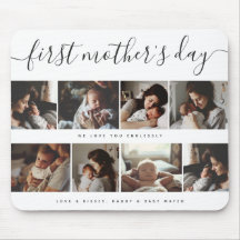Elegant First Mother's Day Custom Foto Collage