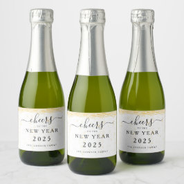 Elegant Fizz Bubbles Cheers New Year's Eve Mini