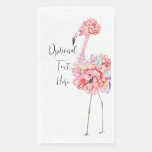 Elegant Flamingo Party Napkin Serviette