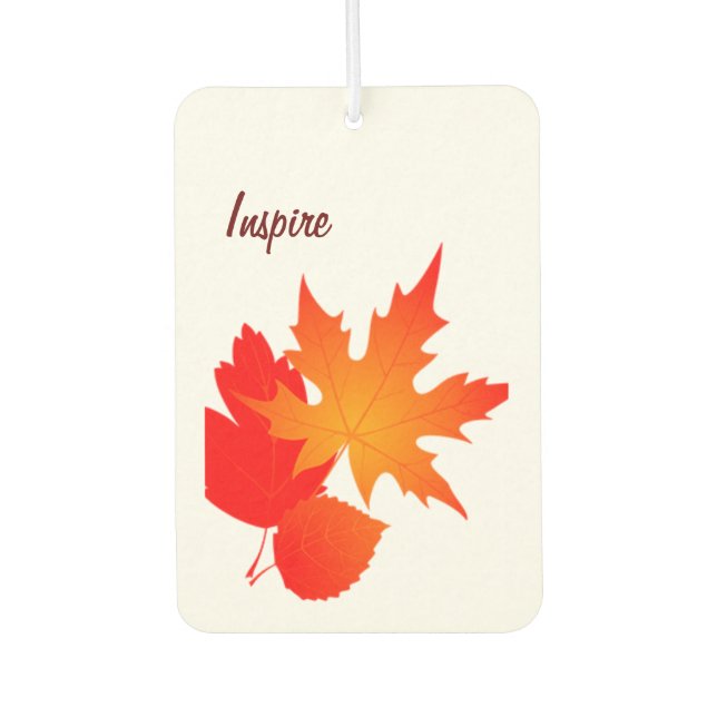 Elegant Floral Air Freshener - 'Inspiriert' Autolufterfrischer (Vorderseite)