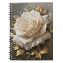 Elegant Floral Art Design  Notizblock