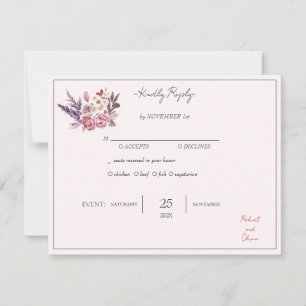 "Elegant Floral Bliss UAWG - Robert & Olivia Einladung