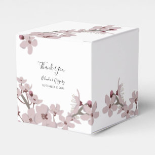 Elegant Floral Cherry Blossom Hochzeit Geschenkschachtel