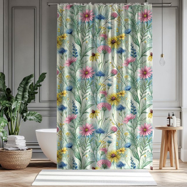 Elegant Floral Curtain Gift for Mom and Dad Duschvorhang (Elegant Floral Curtain Gift for Mom and Dad)