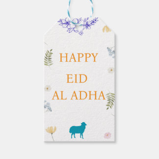 Elegant Floral Eid al-Adha Geschenkanhänger