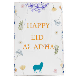 Elegant Floral Eid al-Adha  Mittlere Geschenktüte