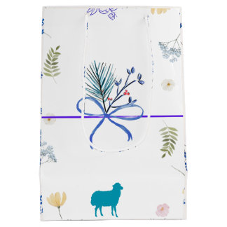 Elegant Floral Eid al-Adha  Mittlere Geschenktüte