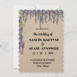 Elegant Floral Einladung Wedding 007 von Nasrin