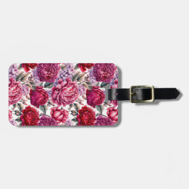 Elegant Floral Gepäckanhänger