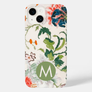 Elegant Floral Monogram Case-Mate iPhone 14 Hülle