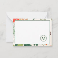 Elegant Floral Monogram