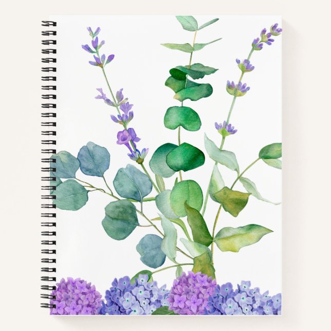 elegant floral NOTEBOOK Notizbuch (Vorderseite)
