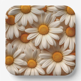 Elegant Floral Pappteller