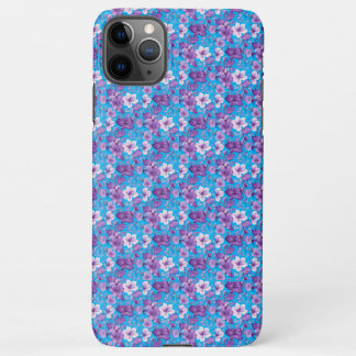 Elegant floral pattern in purple tones iPhone 11Pro max hülle