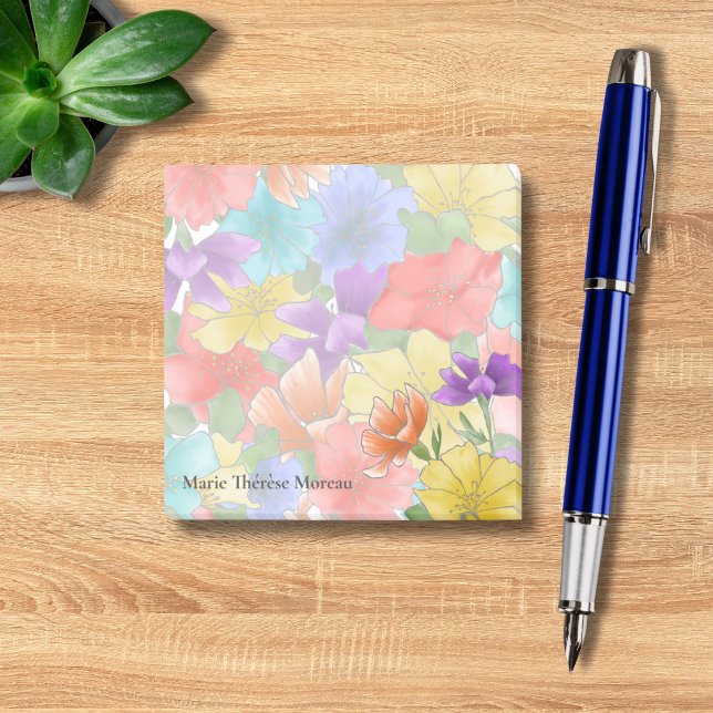 Elegant Floral Post-it Klebezettel (Von Creator hochgeladen)