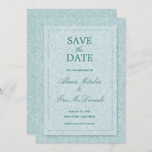Elegant Floral Save The Date