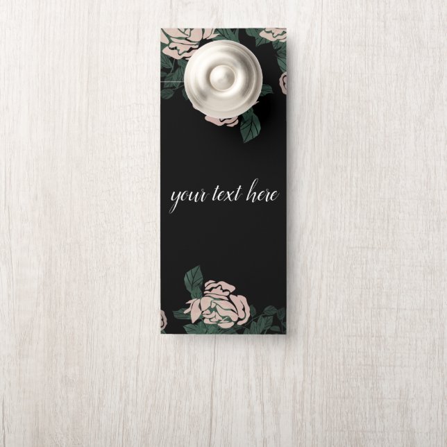 elegant floral türanhänger (Auf Knauf)