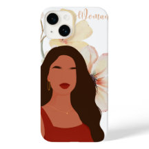 Elegant Floral "Woman" Phone Case - Feminine Botan