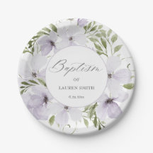 Elegant florale Taufe Christening Script