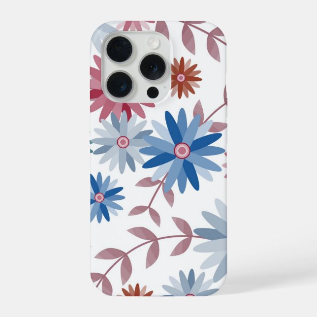 Elegant Floral's  iPhone Hülle (Rückseite)