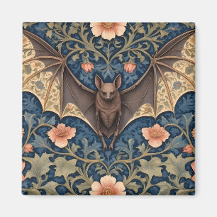 Elegant Flying Bat William Morris Inspiriert Magnet