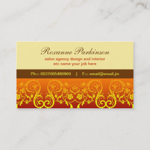 elegant folden gelbe Entwurfs-Visitenkarte Visitenkarte