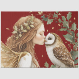 Elegant Forestcore Holiday Fairy Holiday Seidenpapier