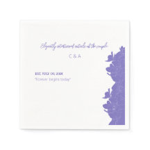 Elegant Forever beginnt heute violette Blumen