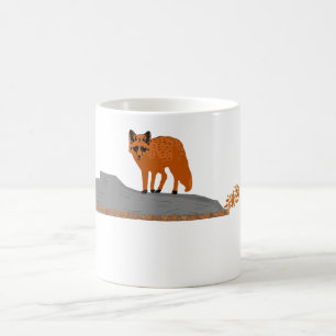 🦊 Elegant Fox Coffee Kaffeetasse