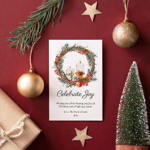 Elegant Freude feiern Weihnachten Flach