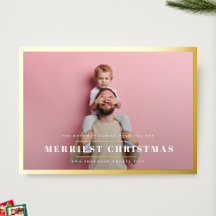 Elegant Frohlichste Weihnachten | Goldener Bilderr
