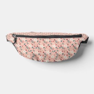 Elegant Froral Pink Bauchtasche