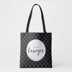 Elegant Future Lawyer Karo Pattern Personalisiert