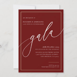 ELEGANT GALA Kalligraphie Stilftiger formaler Maro Einladung