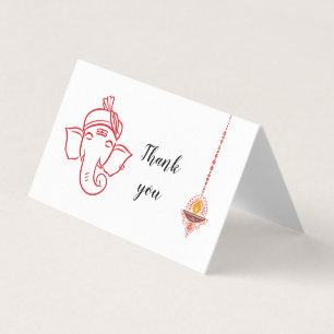 Elegant Ganesh God Indian Wedding Vielen Dank