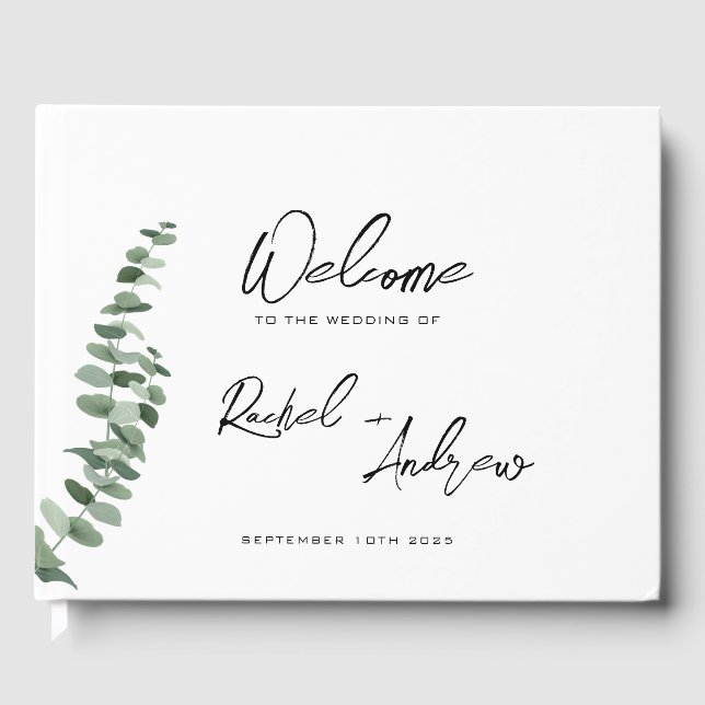 Elegant Gästebuch (Vorderseite)