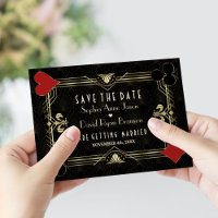 Elegant Gatsby Casino Royale Vegas Poker Wedding