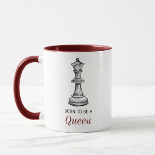 Elegant Geboren, Königin-Schach-Frauenmutter zu se Tasse