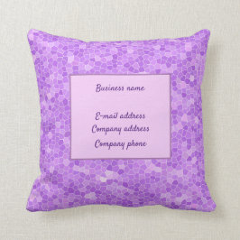 Elegant gestanztes Glass Leather Kissen