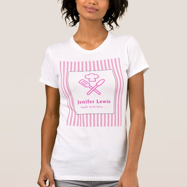 Elegant gestreift T-Shirt (Vorderseite)