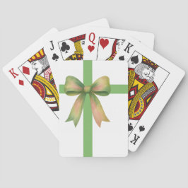 Elegant Gift Bow – Modern Christmas Design Spielkarten
