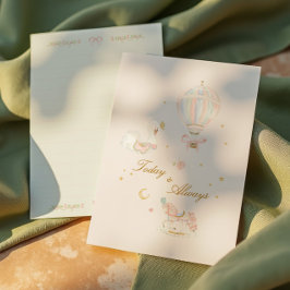 Elegant Girl Birthday Party Handgeschriebener Keep Begleitkarte