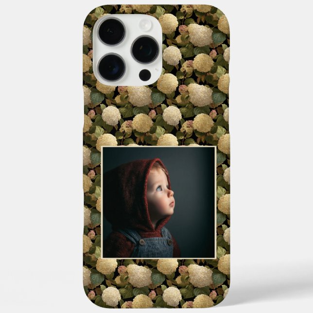 Elegant Girlfriend Gift Hydrangeans Custom  Case-Mate iPhone Hülle (Rückseite)