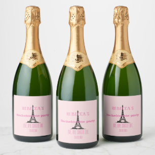 Elegant Girly Pink Paris Theme Junggeselinnen-Absc