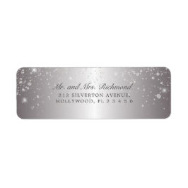 Elegant & Glam Metallic Silver Glitzer