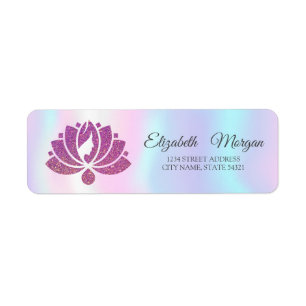 Elegant Glamour Lotus Girl Holographic