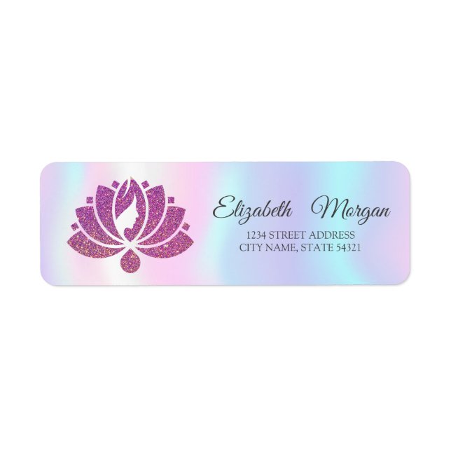 Elegant Glamour Lotus Girl Holographic (Vorne)