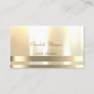 Elegant, Glamourös, Chic, Streifen, Leuchtend Visitenkarte